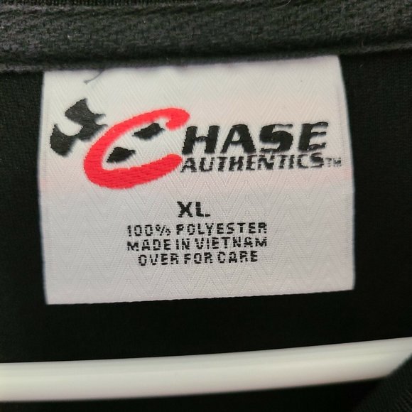Chase Authentics Dale Earnhardt L Nascar LS Shirt Crew Neck Racing Shirt Black - Picture 10 of 11